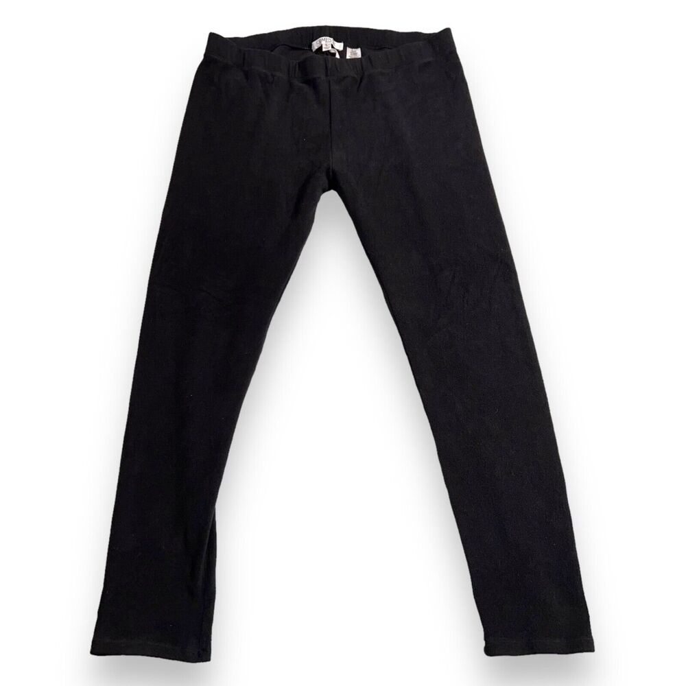Company by Ellen Tracy Womens Fleece Leggings Stretch Casual Skinny Black Large